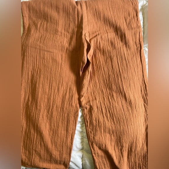 Billabong Daydream Button Front Jumpsuit in Rust NWOT - Picture 13 of 16